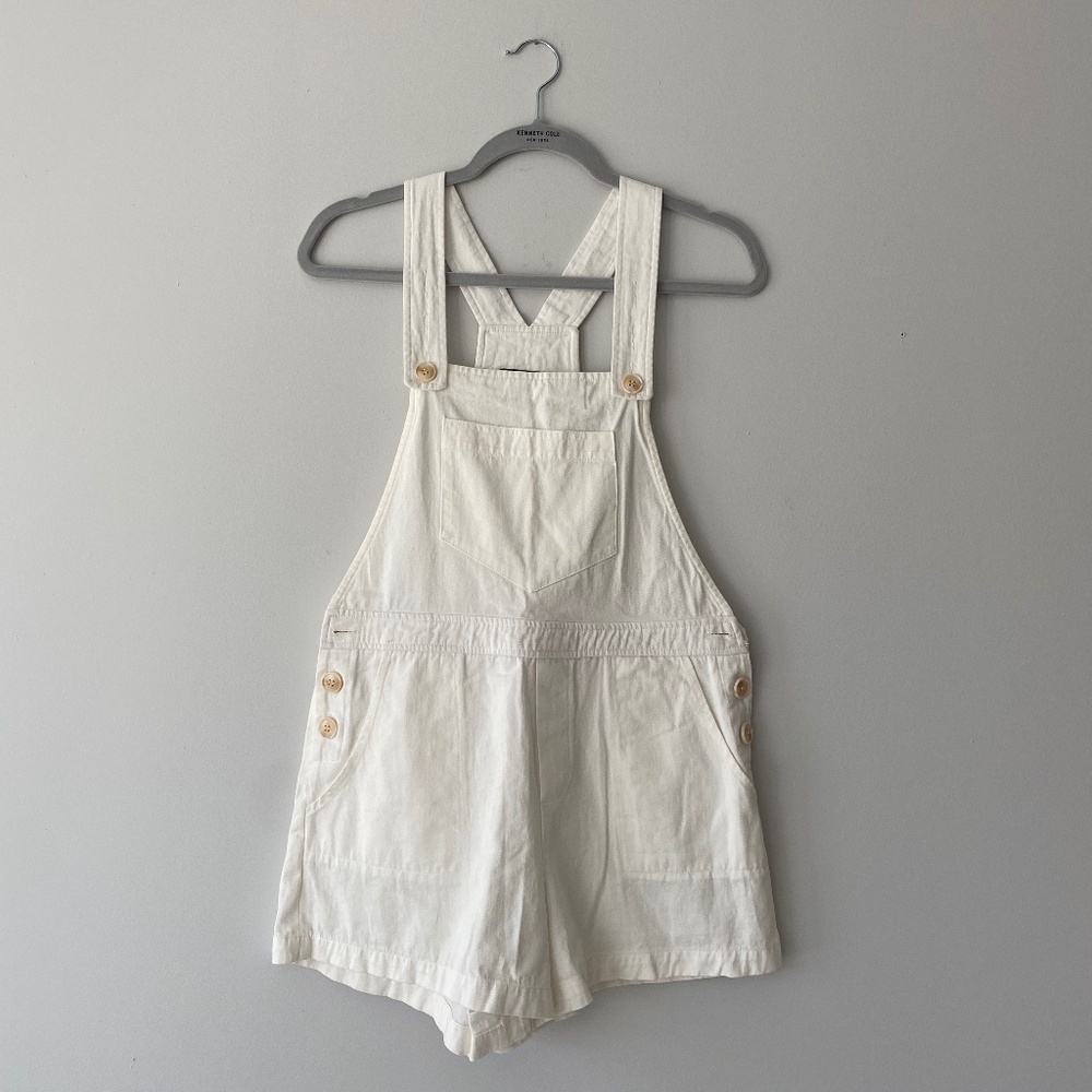 White Denim Overalls from Very J.